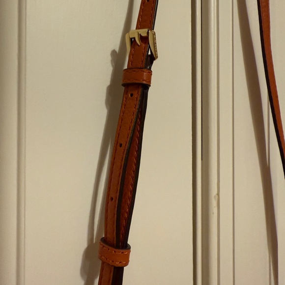 Michael Kors Riley Small Pebbled-leather Orange Crossbody bag - Picture 5 of 9